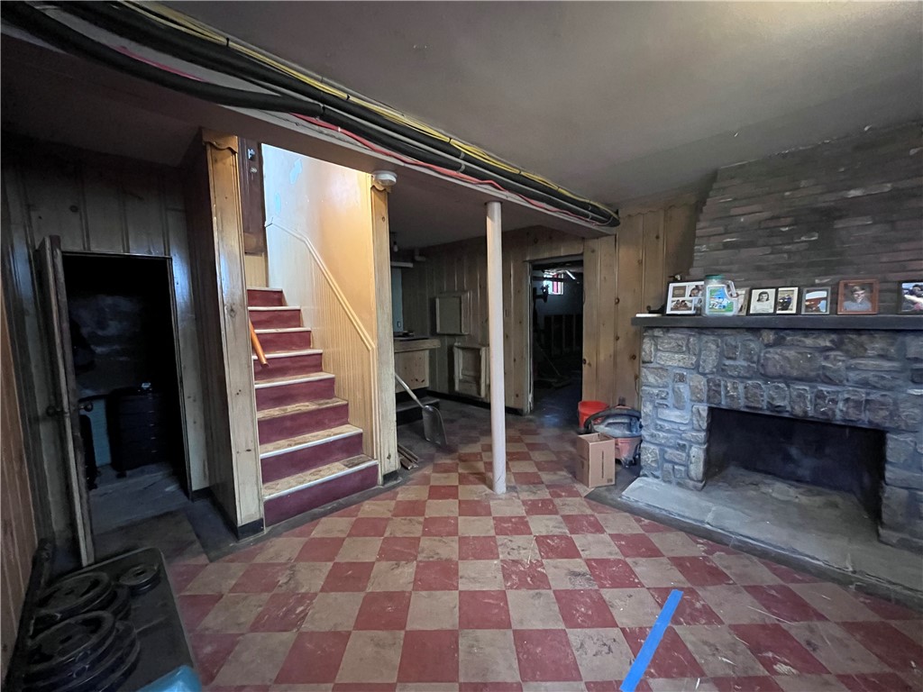 25 View Street Providence, RI 02908 - Photo 44 of 48 FIREPLACE IN BASEMENT