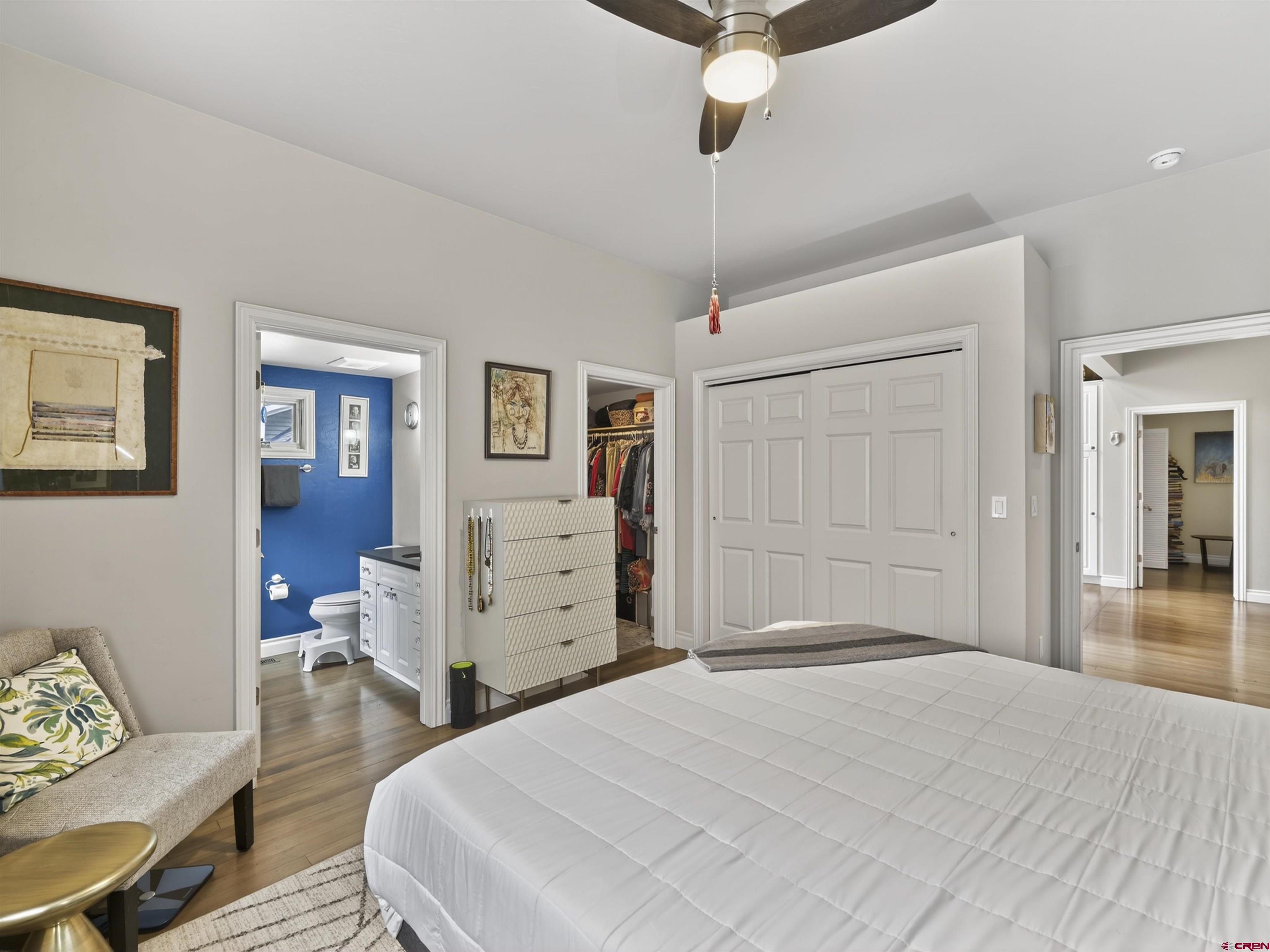 655 East 3rd Avenue Durango, CO 81301 - Photo 12 of 38 a bedroom with a bed and furniture