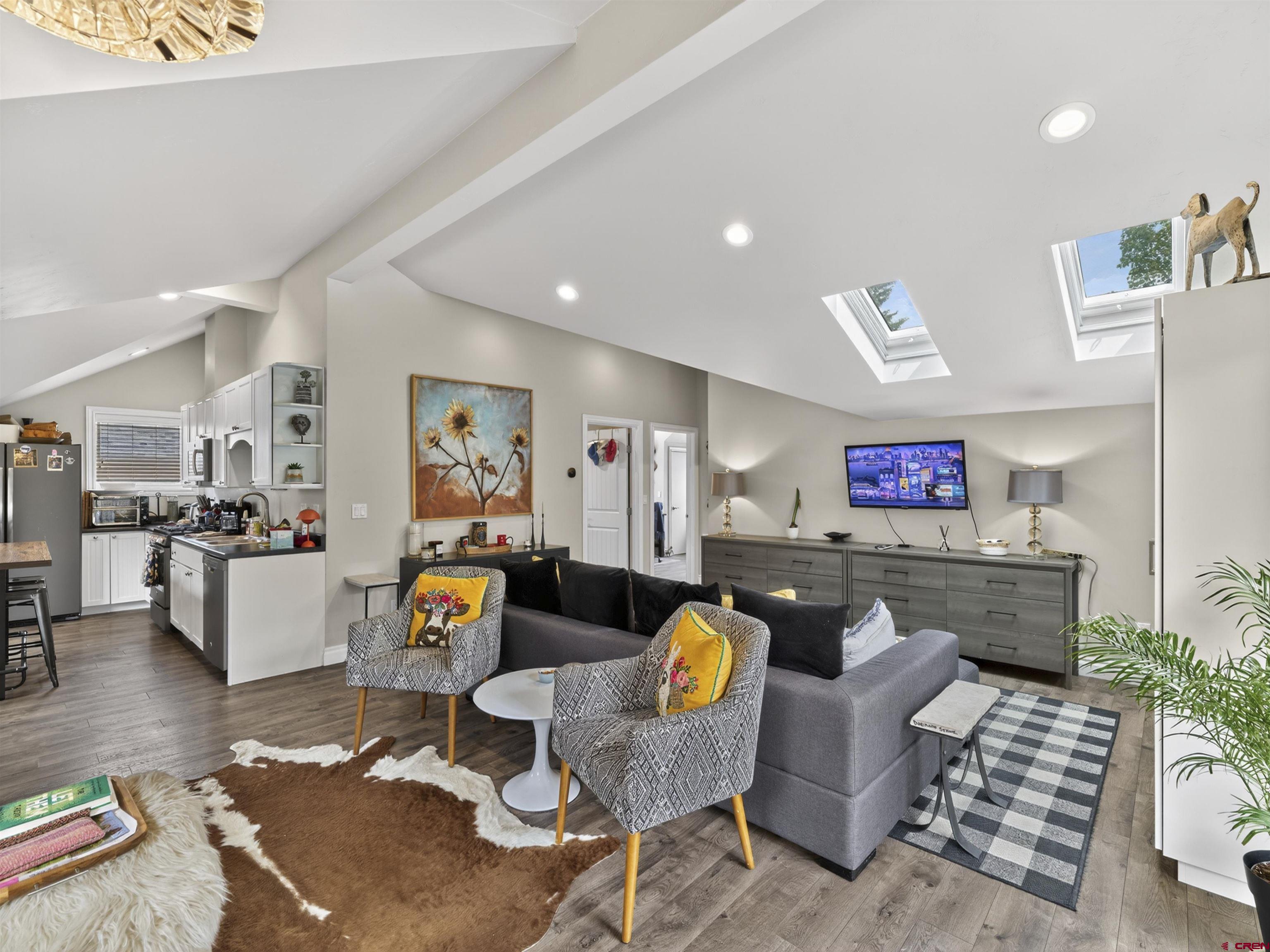 655 East 3rd Avenue Durango, CO 81301 - Photo 26 of 38 a living room with furniture and kitchen view