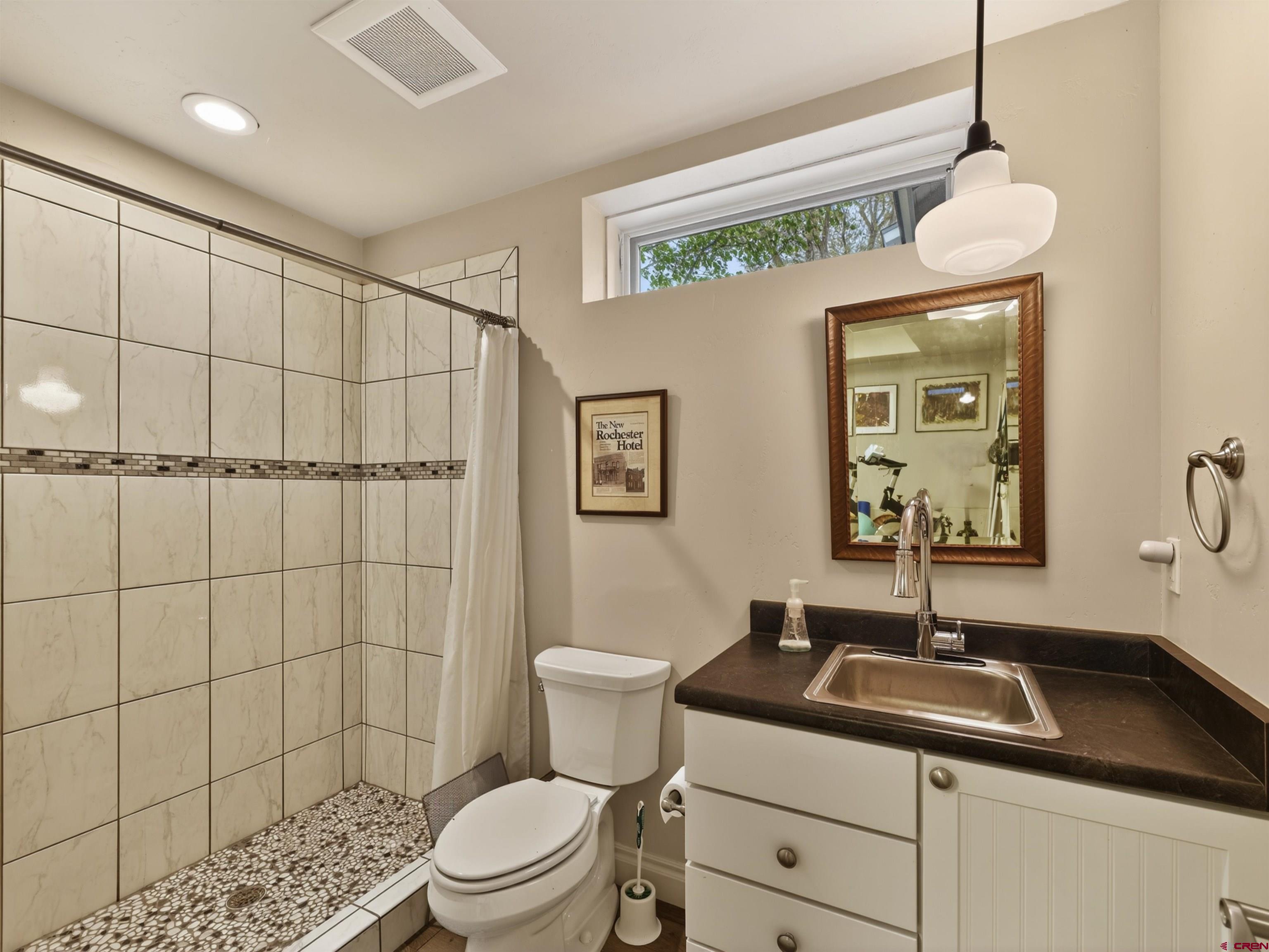 655 East 3rd Avenue Durango, CO 81301 - Photo 31 of 38 a bathroom with a sink a toilet and shower
