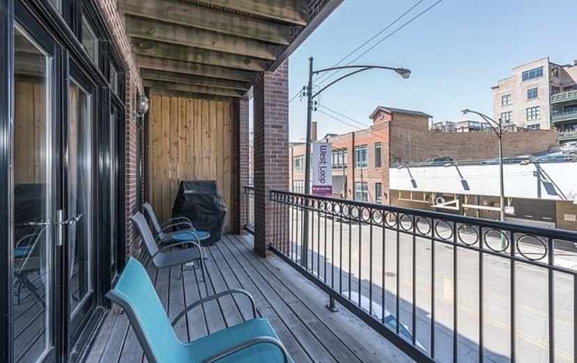37 North Morgan Street, Unit 2 Chicago, IL 60607 - Photo 14 of 14 a view of balcony with furniture