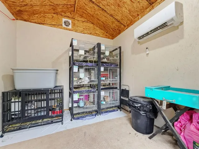 a view of storage and utility room