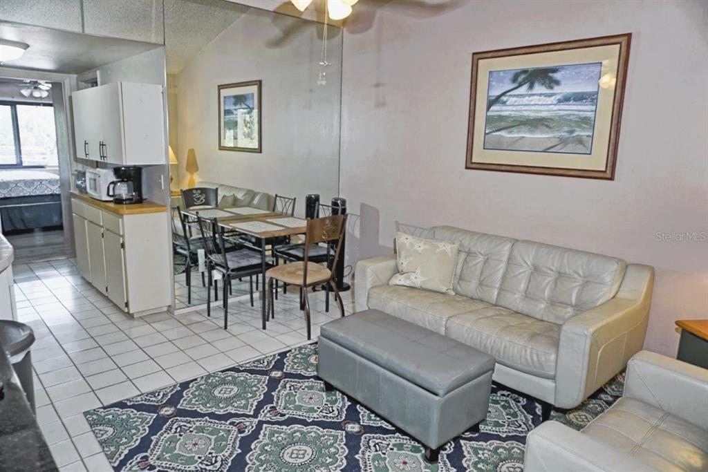 20893 Haulover Cove Road, Unit 8 Lutz, FL 33558 - Photo 3 of 35 a living room with furniture and wooden floor