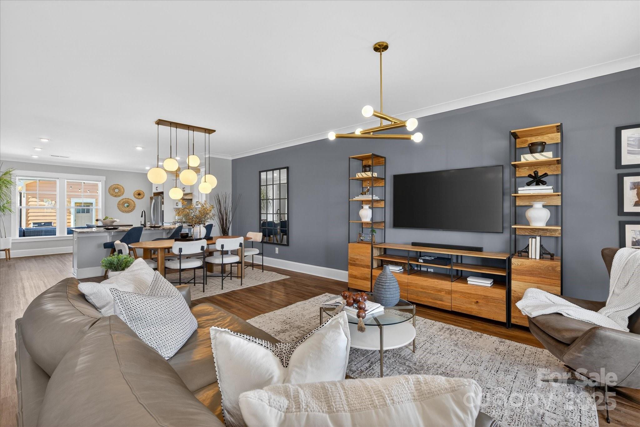 676 Dunkins Ferry Road Rock Hill, SC 29730 - Photo 9 of 47 a living room with furniture and a flat screen tv