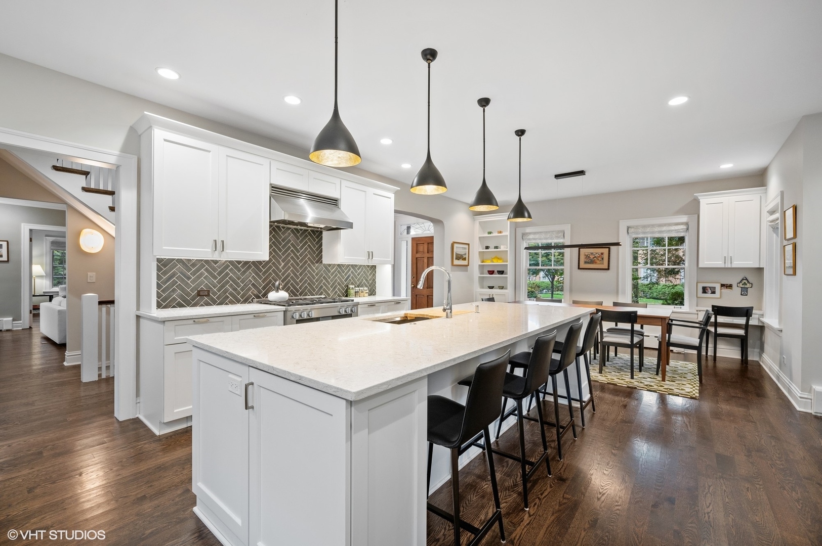 1002 Monroe Avenue River Forest, IL 60305 - Photo 6 of 31 a large kitchen with a table and chairs
