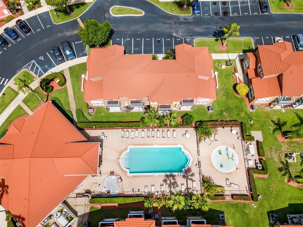 1086 Park Ridge Circle Kissimmee, FL 34746 - Photo 44 of 57 an aerial view of a house with outdoor space swimming pool