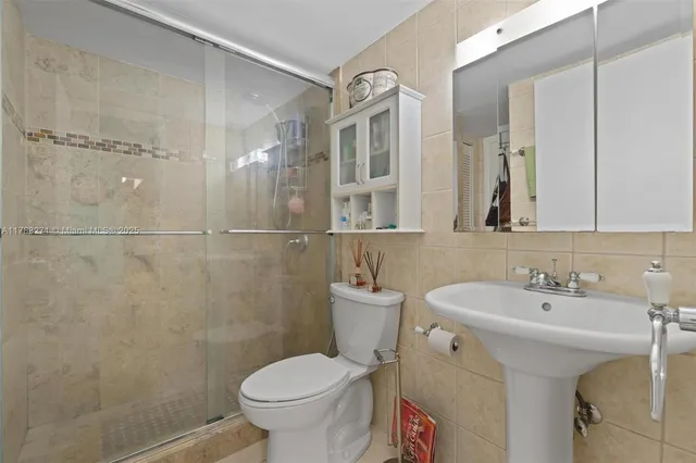 an empty room with closet