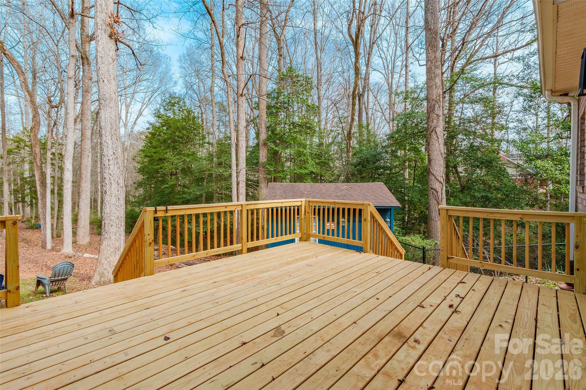 321 Forbes Court Clover, SC 29710 - Photo 24 of 31 a view of a wooden deck