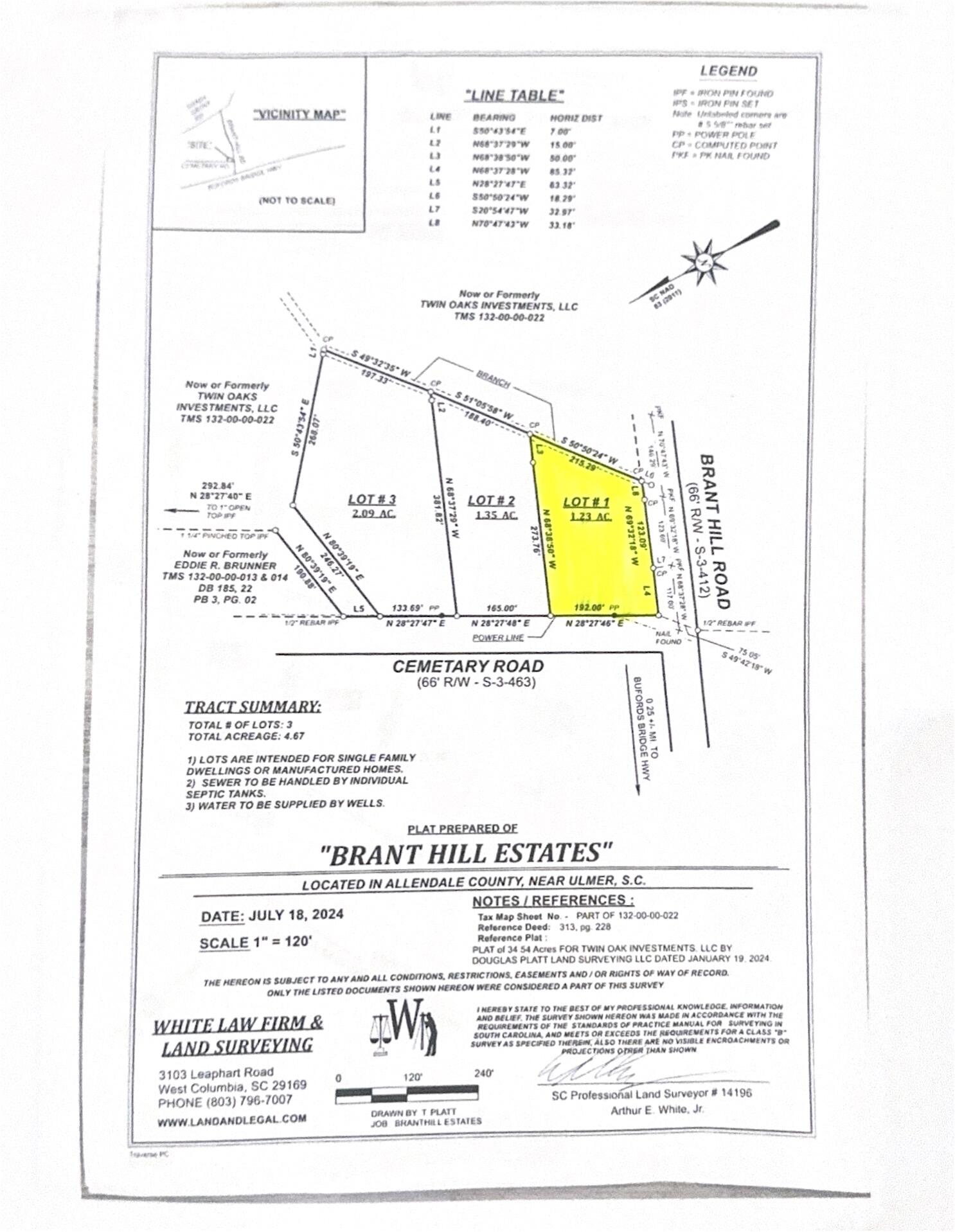 3595 Cemetery Road Ulmer, SC 29849 - Photo 1 of 1 Cemetary Road Lot 1