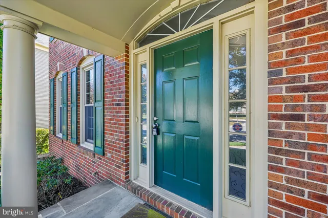 a view of front door