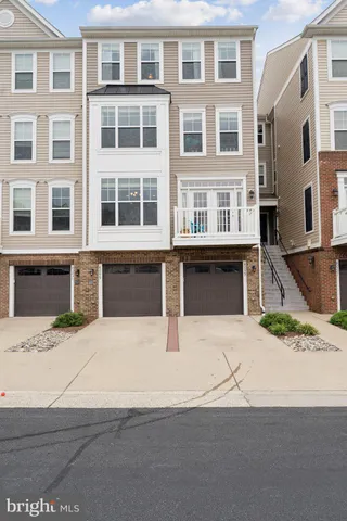 a front view of a building with a street