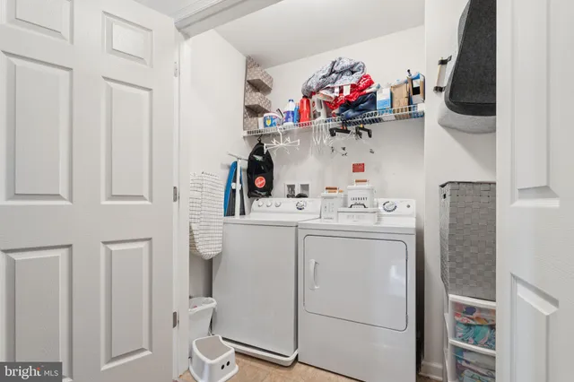 a room with storage and utility