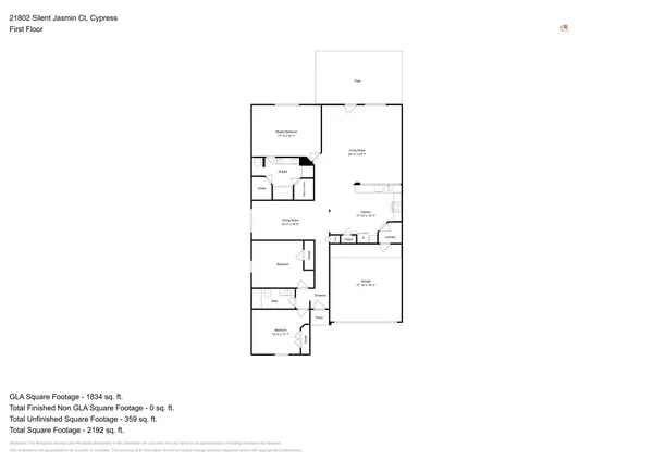 $2,295 | 21802 Silent Jasmin Court, Cypress, TX 77433