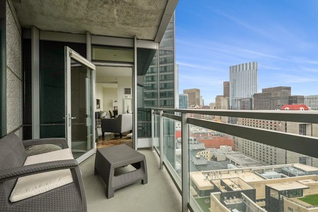 a view of balcony with couch