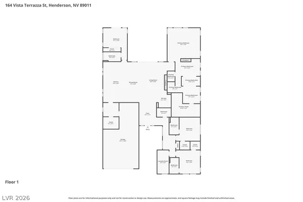 $1,850,000 | 164 Vista Terrazza Street, Henderson, NV 89011