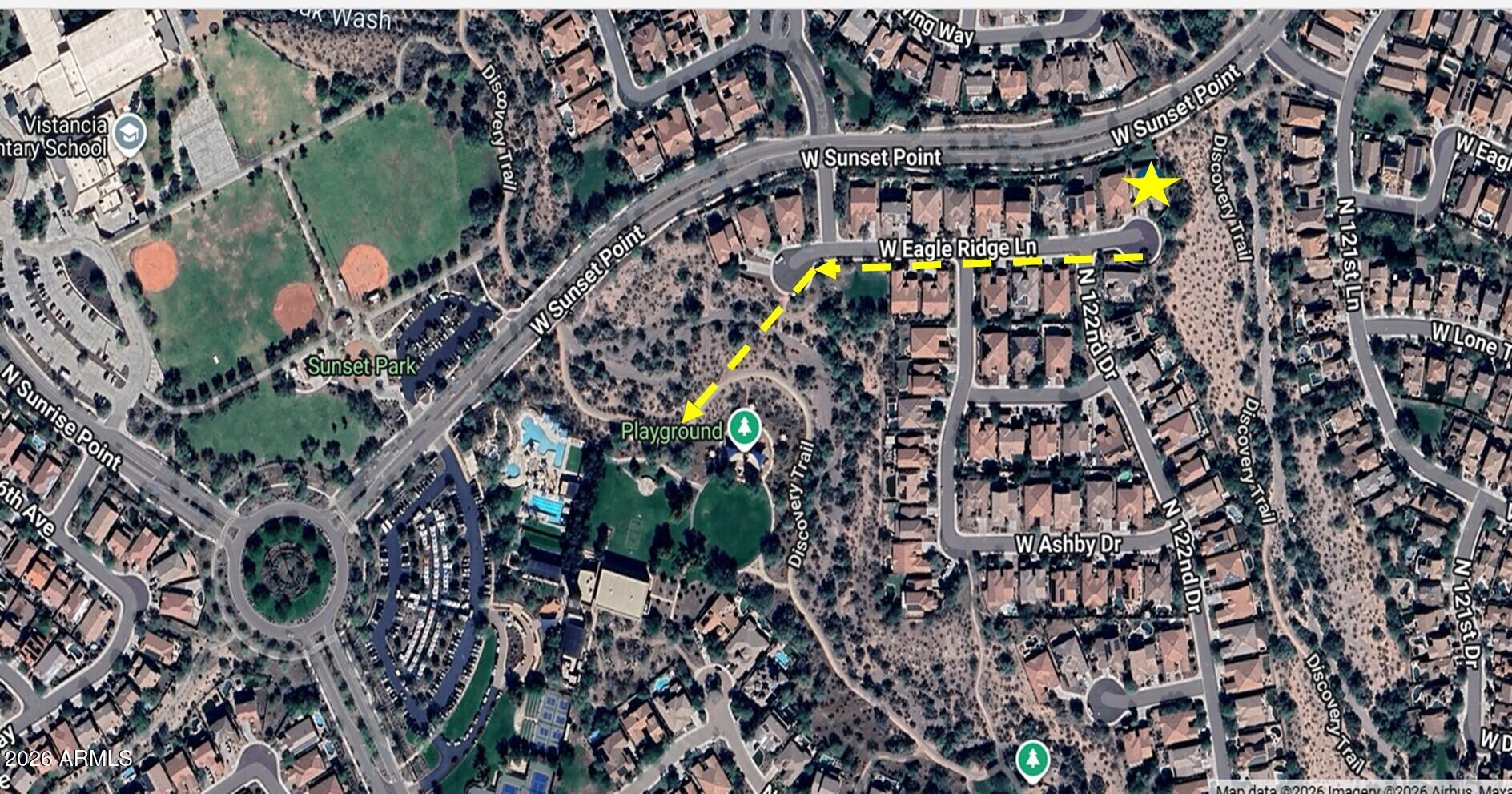 12170 West Eagle Ridge Lane Peoria, AZ 85383 - Photo 30 of 35 Short Walk House to Community Pools