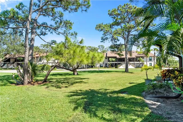 a house view with a outdoor space