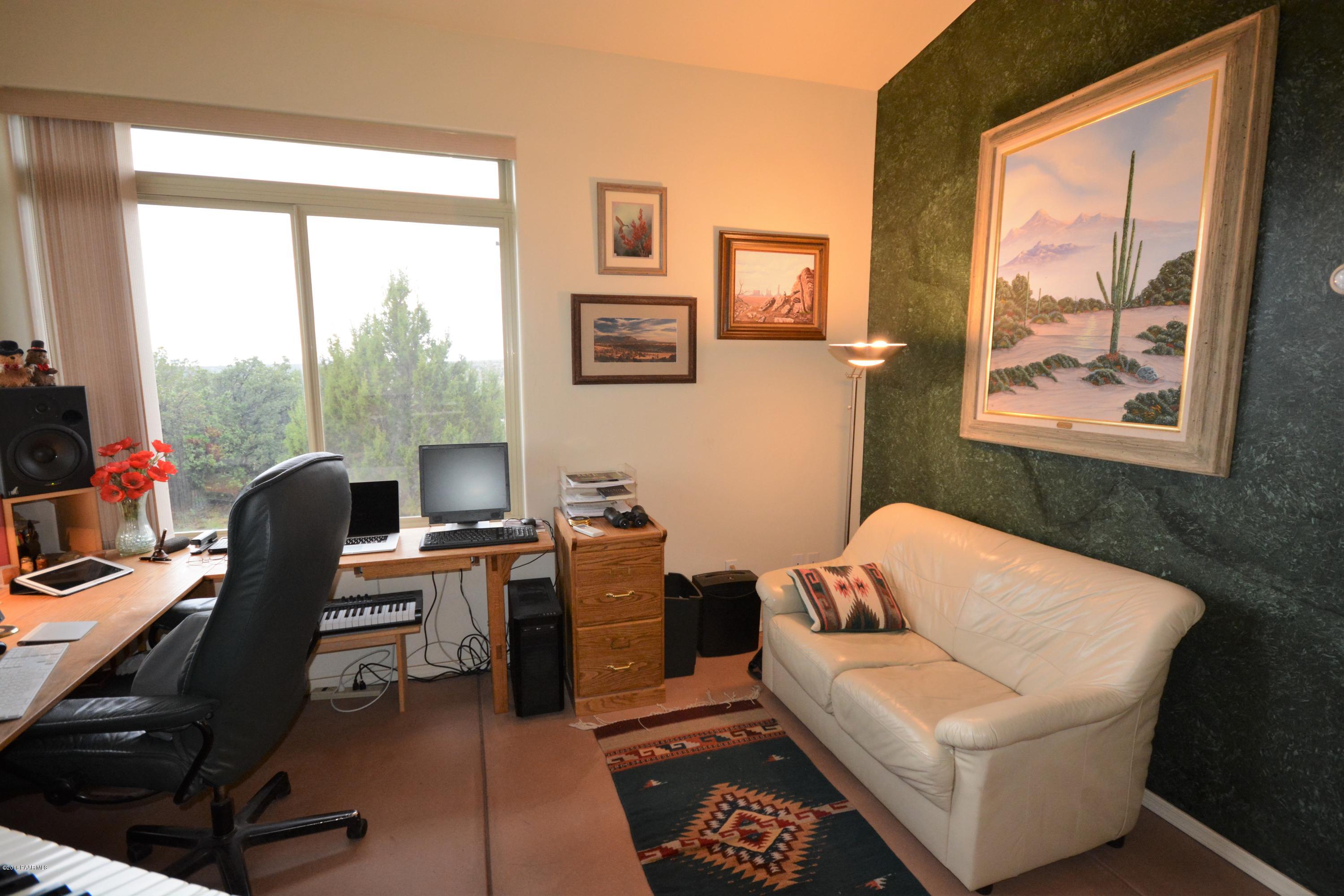 7200 Dillon Wash Road Prescott, AZ 86305 - Photo 34 of 47 a work room with furniture and a large window