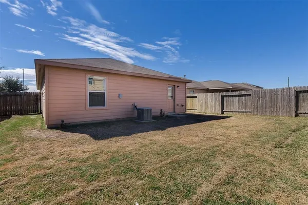 a backyard of a house
