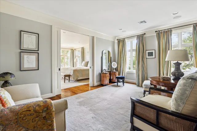 a bathroom with a sink a vanity and a mirror