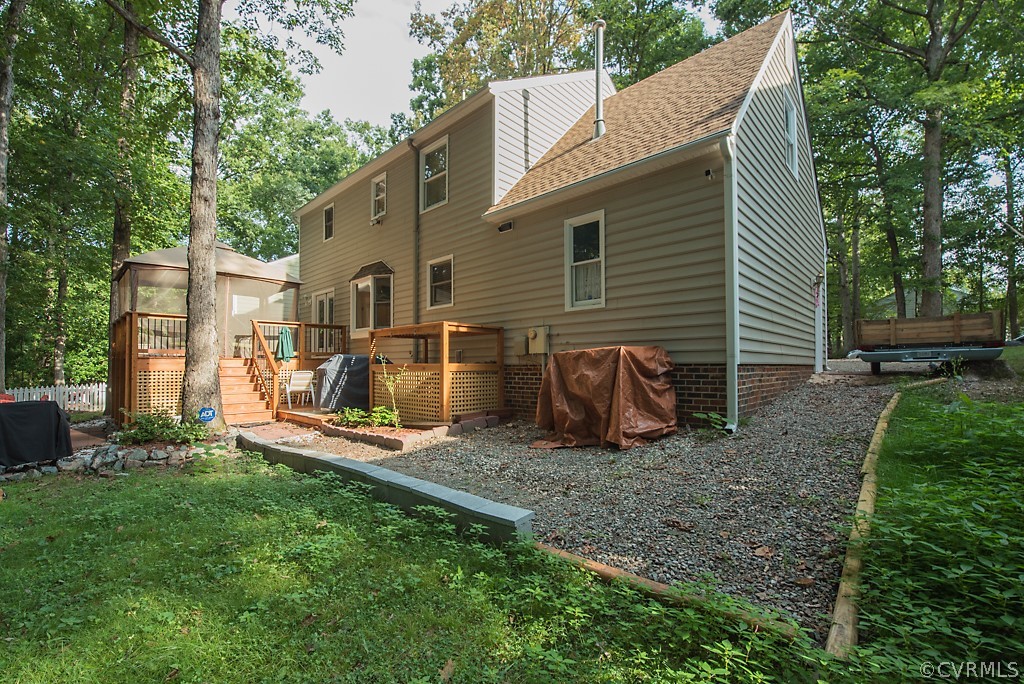 14007 Turtle Hill Road Midlothian, VA 23112 - Photo 34 of 40 a view of a house with backyard