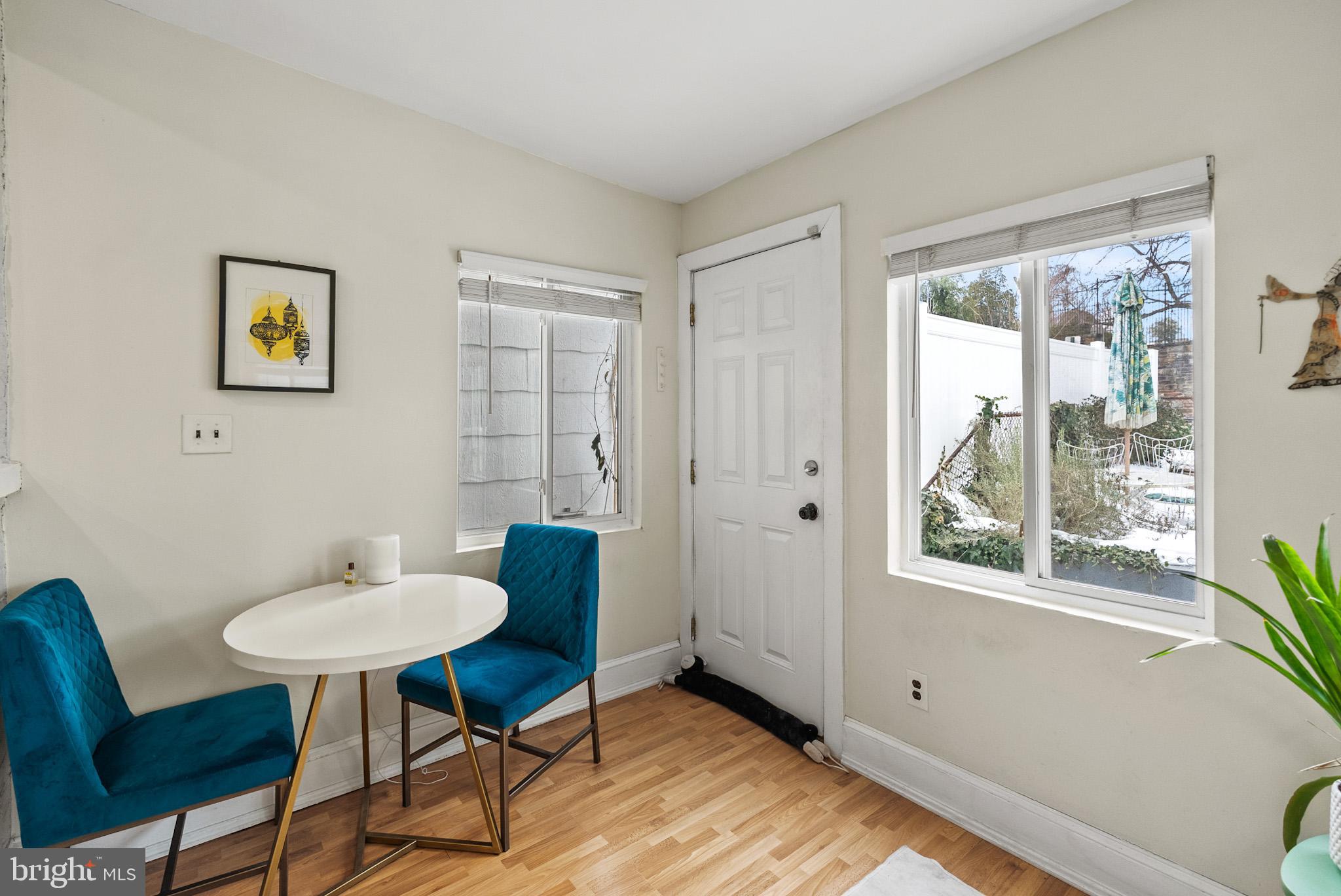 2422 2nd Street Northeast Washington, DC 20002 - Photo 15 of 40 a view of a workspace with furniture and a window