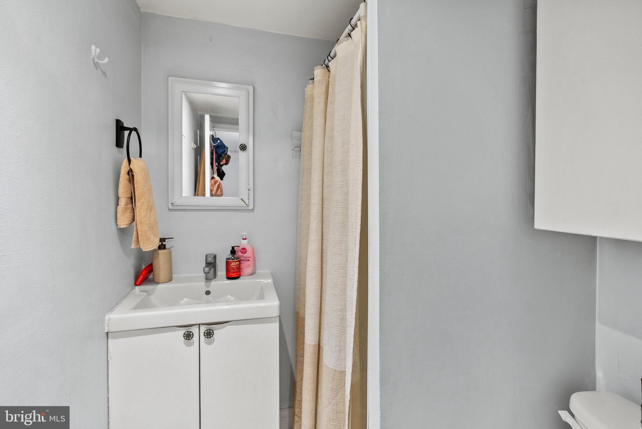 2422 2nd Street Northeast Washington, DC 20002 - Photo 33 of 40 a bathroom with a sink and a mirror