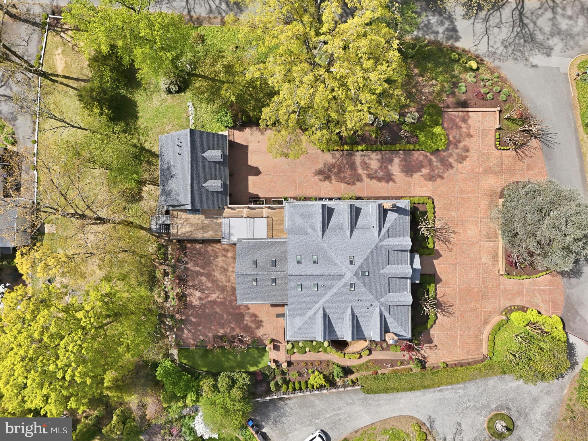 1711 Highland Road Fredericksburg, VA 22401 - Photo 53 of 58 an aerial view of a house with a yard and large trees
