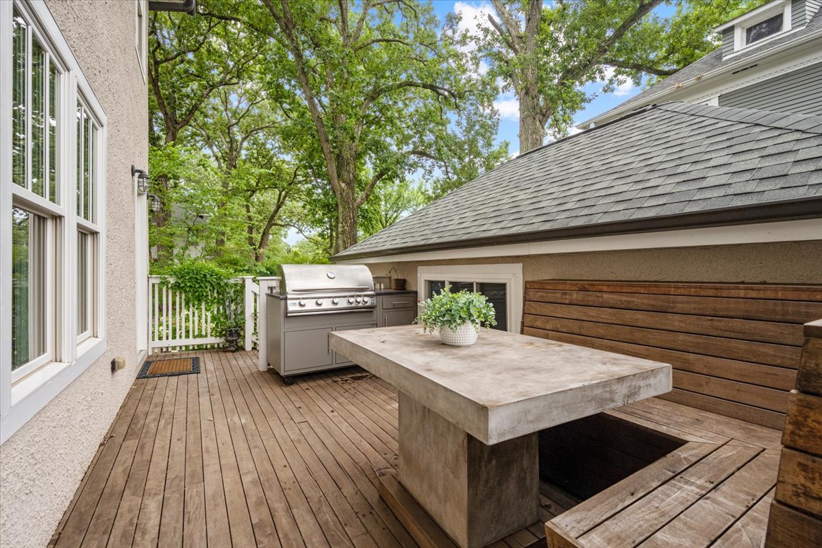 1303 Maple Avenue Wilmette, IL 60091 - Photo 31 of 33 a view of house with deck and wooden floor