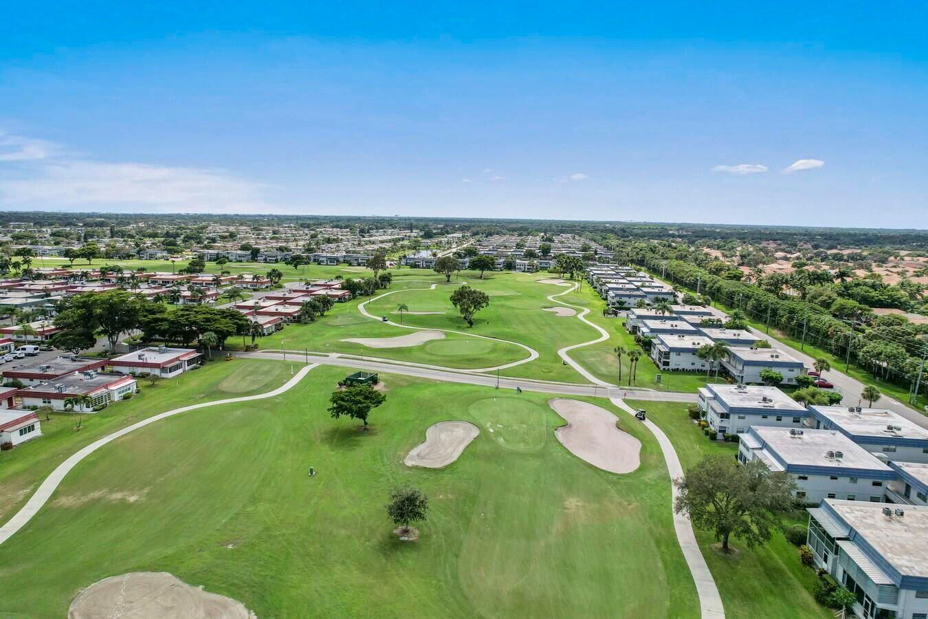 347 Flanders South, Unit H Delray Beach, FL 33484 - Photo 10 of 16 Golf course
