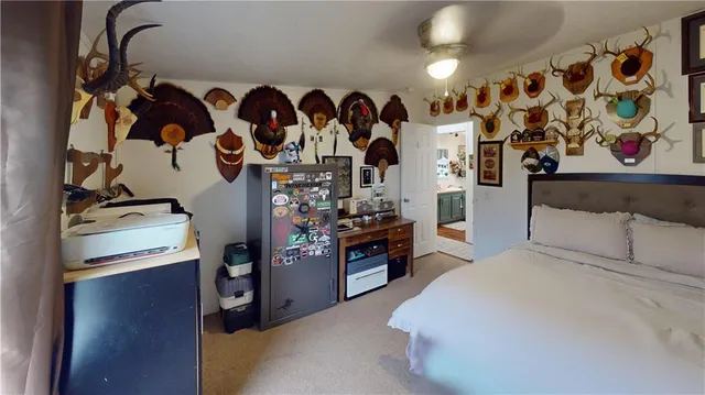 a room with storage and utility