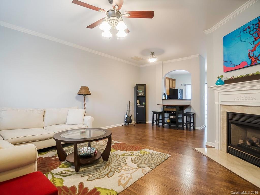 108 Chimney Rock Lane, Unit 16 Fort Mill, SC 29708 - Photo 5 of 21 a living room with furniture and a fireplace