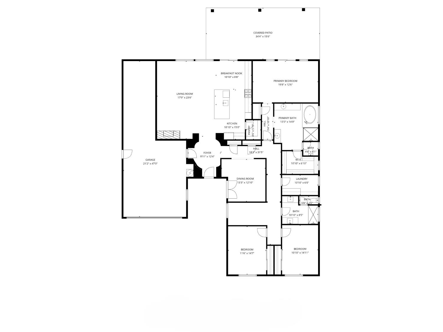 2222 Carson Avenue Clovis, CA 93611 - Photo 2 of 41 a picture of floor plan