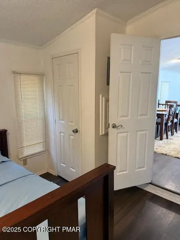 a view of dining room with furniture
