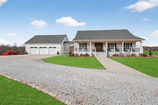 a view of a golf course with a play ground