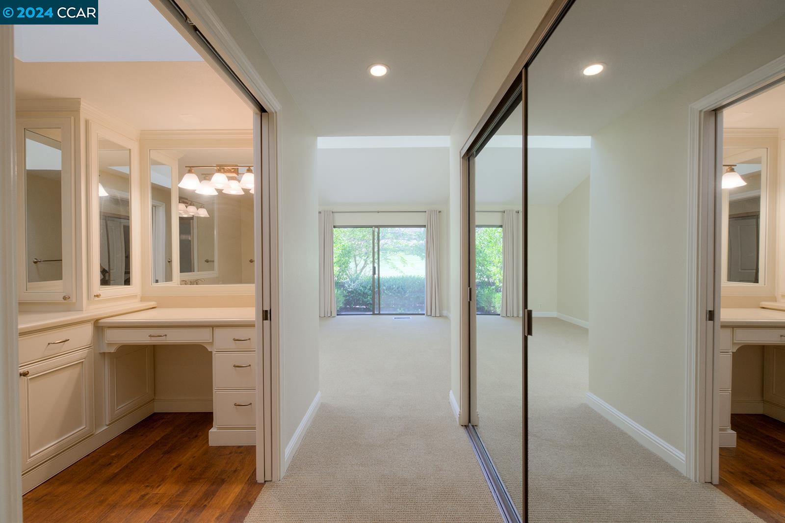 564 Cambrian Way Danville, CA 94526 - Photo 6 of 13 a bathroom with a double vanity sink and a mirror