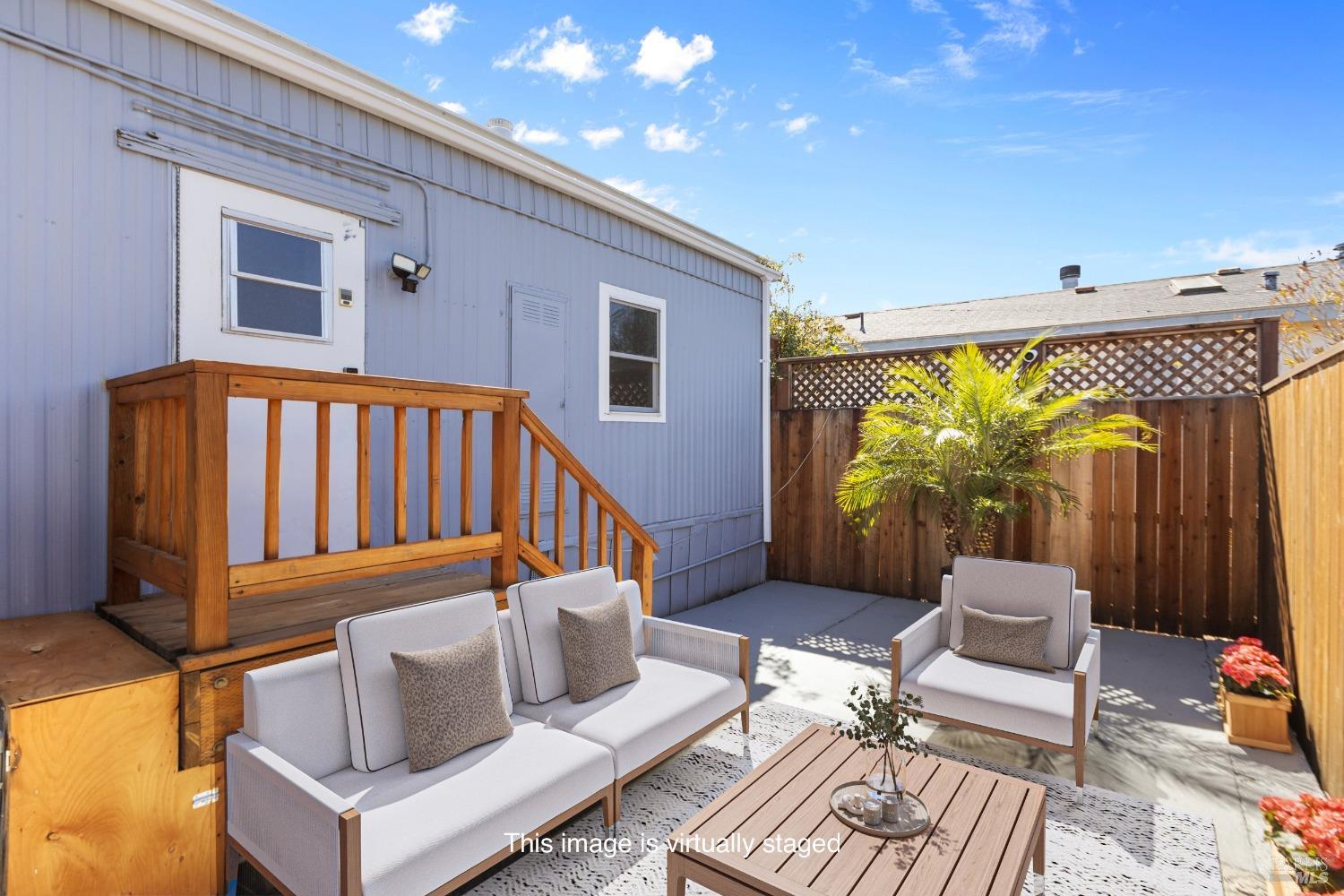 363 Glacier Way San Rafael, CA 94903 - Photo 27 of 32 Patio Virtually Staged