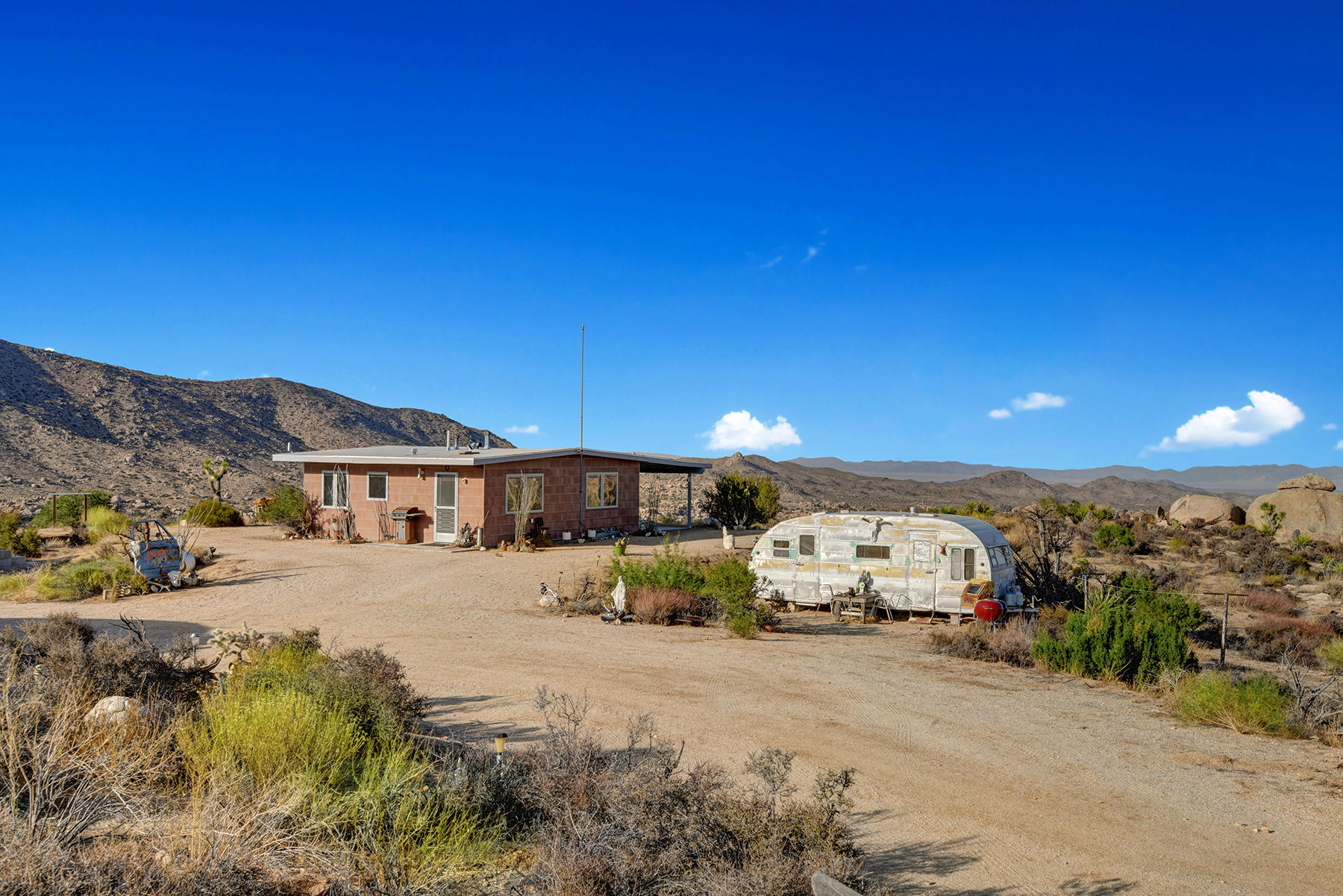 751 Atomic Ranch Road Landers, CA 92285 - Photo 14 of 47 CABIN TRAILER BOULERS VIEW MLS