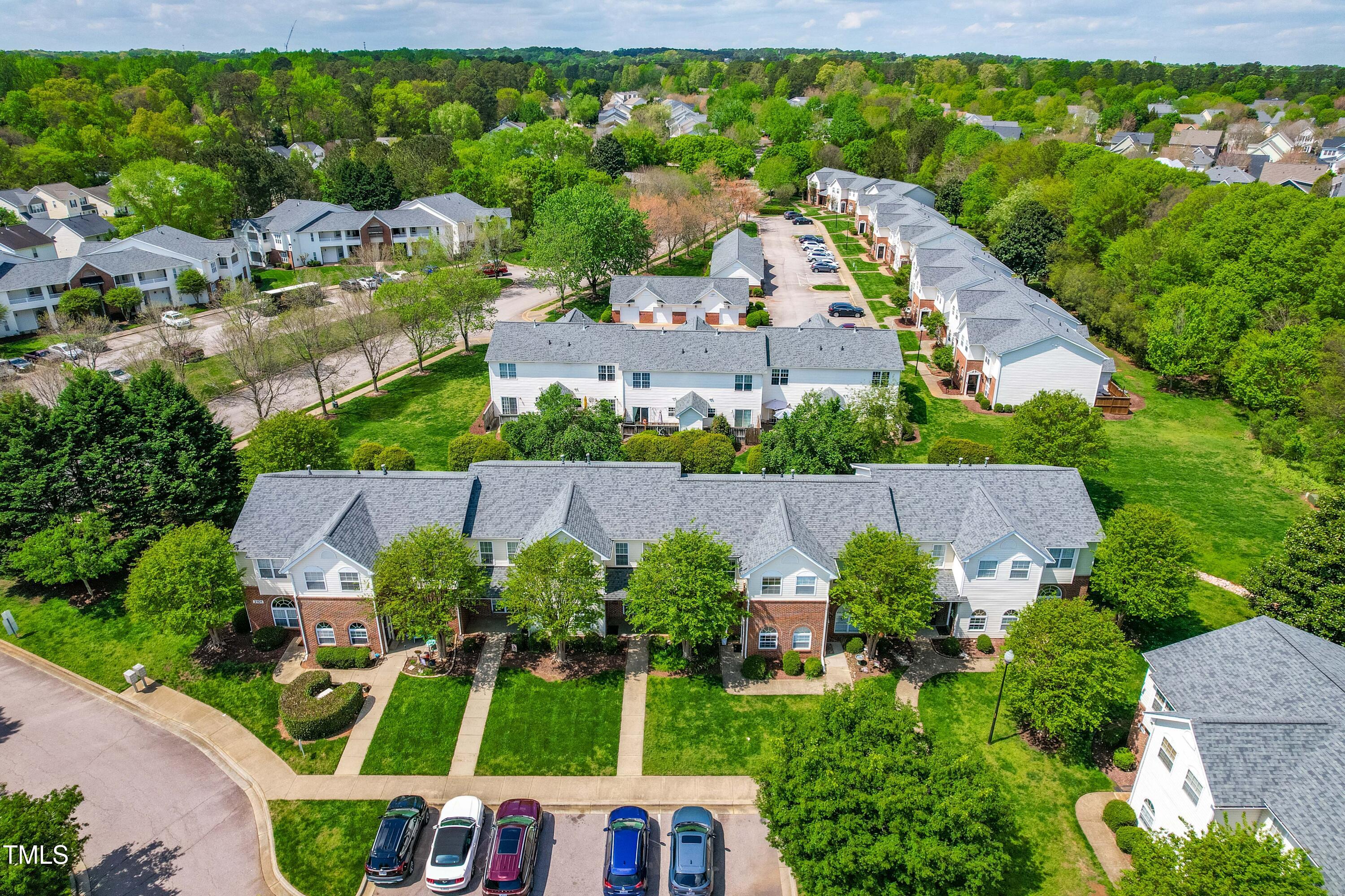 2101 Piney Brook Road, Unit 105 Raleigh, NC 27614 - Photo 21 of 24 an aerial view of multiple house