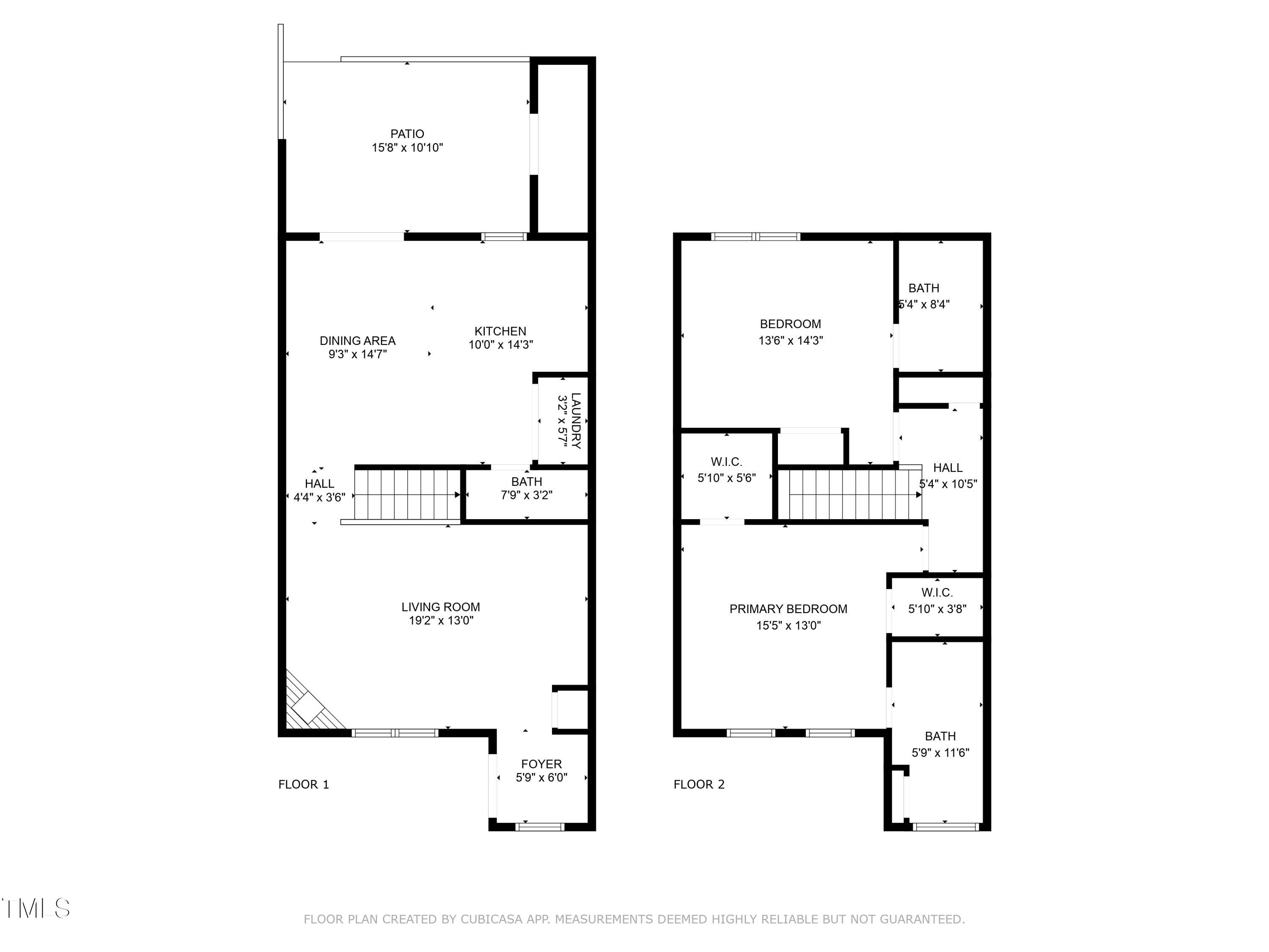2101 Piney Brook Road, Unit 105 Raleigh, NC 27614 - Photo 23 of 24 a picture of a floor plan
