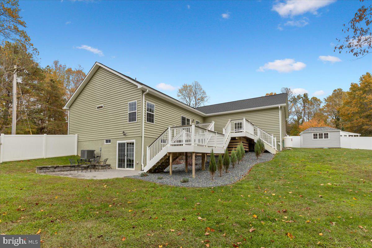 19 Goldstein Road Prince Frederick, MD 20678 - Photo 37 of 49 Deck with lighting