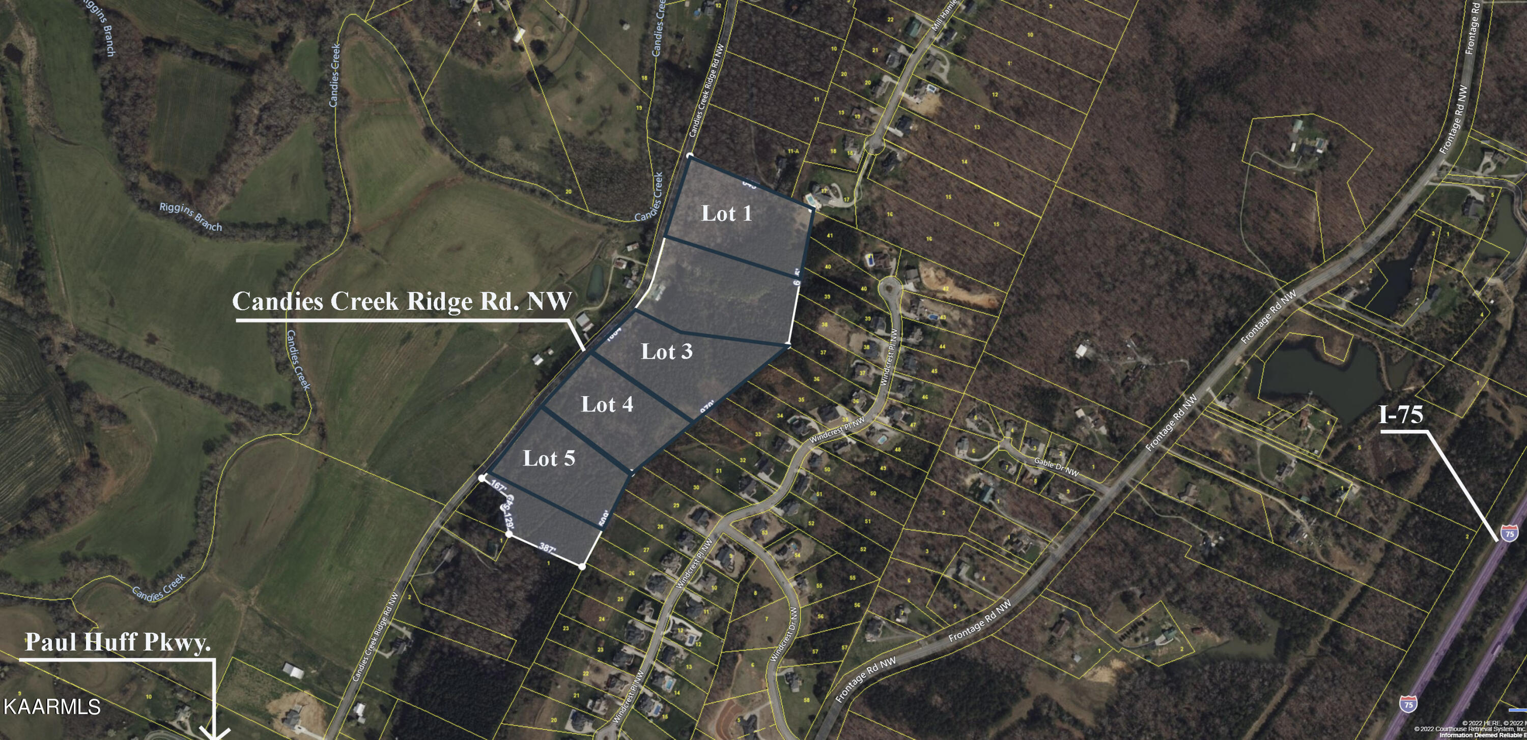 Lot 1 Northwest Candies Creek Ridge Road Cleveland, TN 37312 - Photo 4 of 4 4-Tax Map