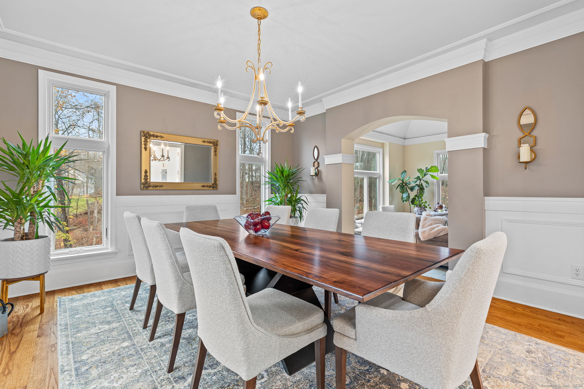 40 Hull Place Ridgefield, CT 06877 - Photo 13 of 40 a view of a dining room with furniture and window