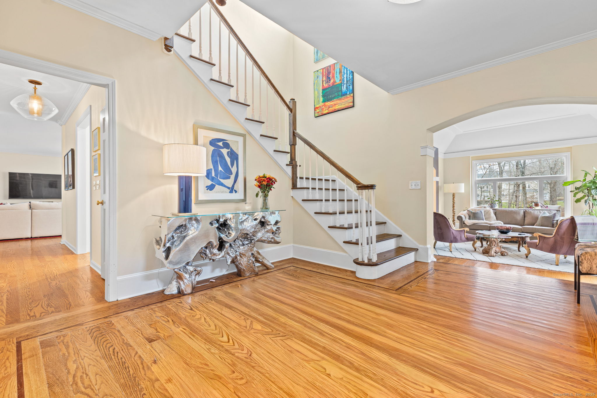 40 Hull Place Ridgefield, CT 06877 - Photo 6 of 40 a bedroom with furniture and wooden floor