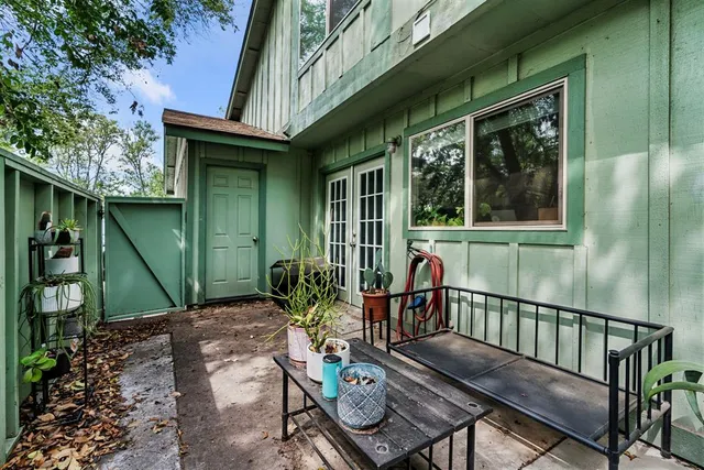 a view of a two chair in the balcony