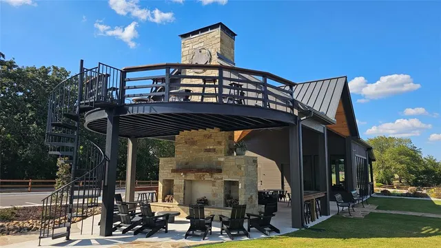 a view of a large pool