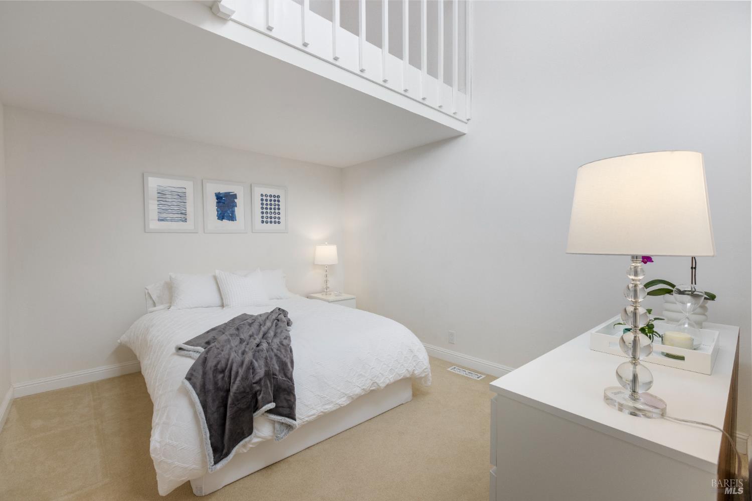 428 El Faisan Drive San Rafael, CA 94903 - Photo 24 of 48 a bedroom with a bed and a sink