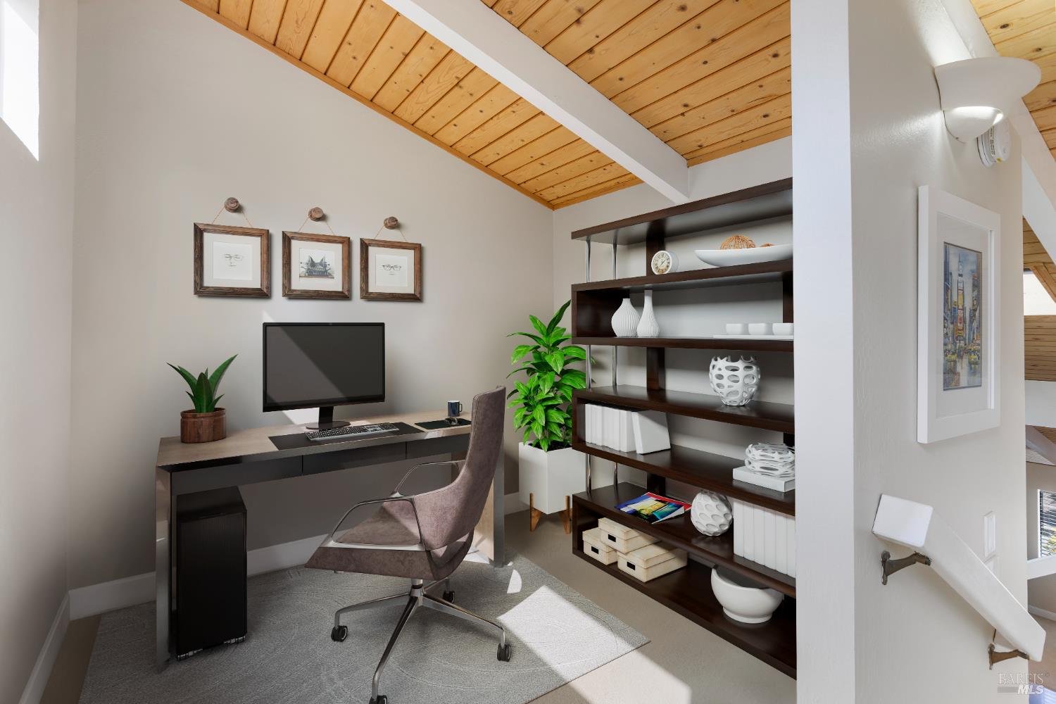 428 El Faisan Drive San Rafael, CA 94903 - Photo 29 of 48 a view of a workspace with furniture