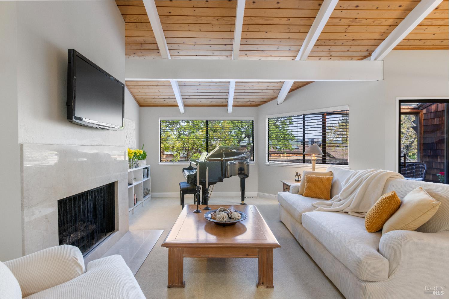 428 El Faisan Drive San Rafael, CA 94903 - Photo 6 of 48 a living room with furniture and a flat screen tv