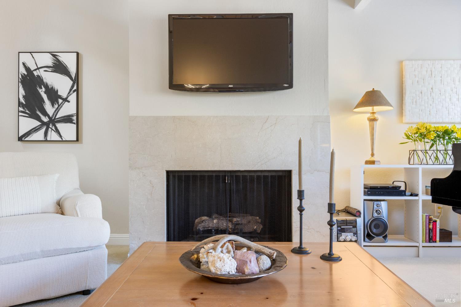 428 El Faisan Drive San Rafael, CA 94903 - Photo 7 of 48 a living room with furniture and a flat screen tv